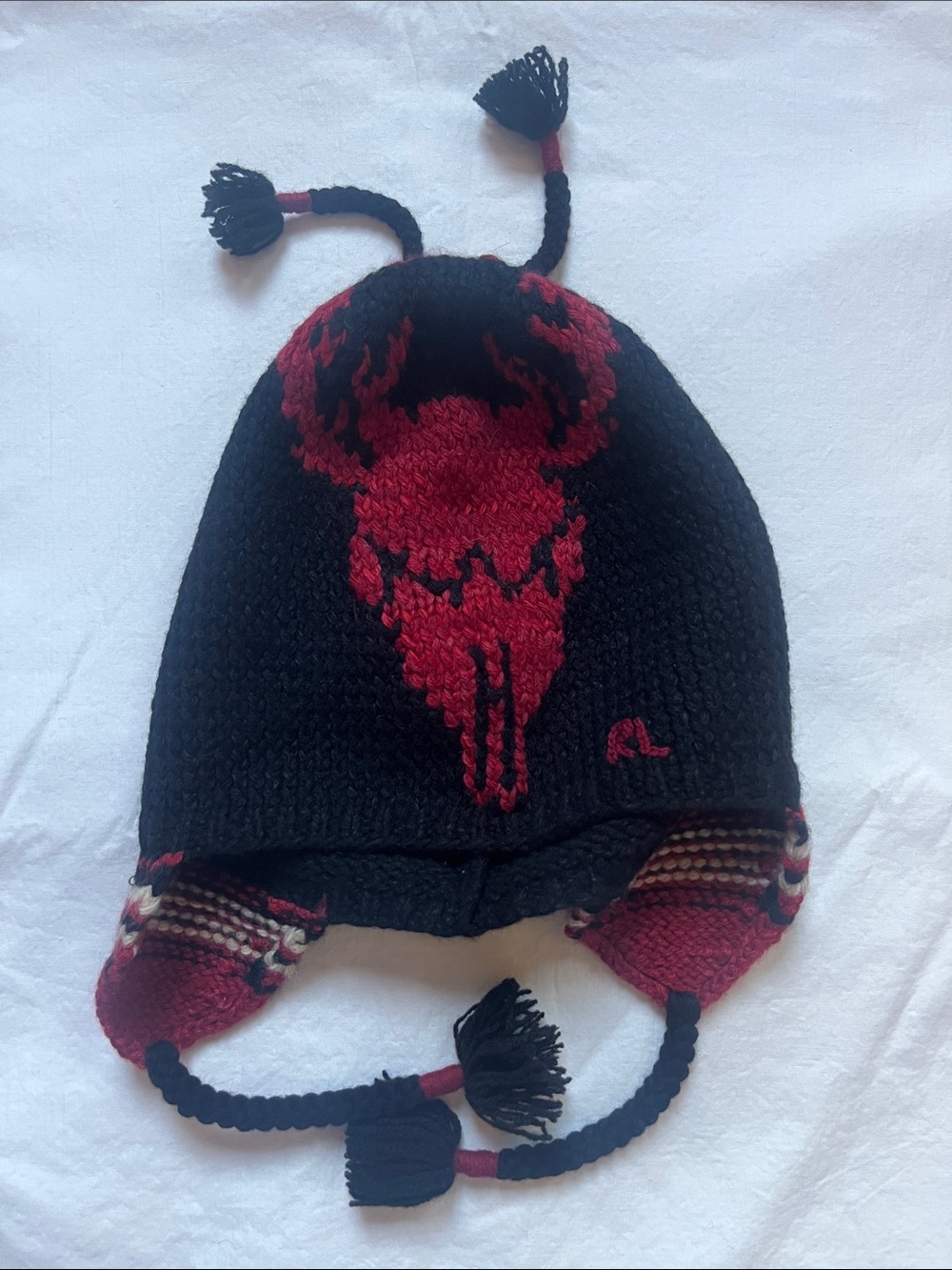 Vintage Polo Ralph Lauren Skull Beanie Earflaps/Trapper Hat NWT